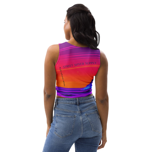 Kanji Sunrise Crop Top
