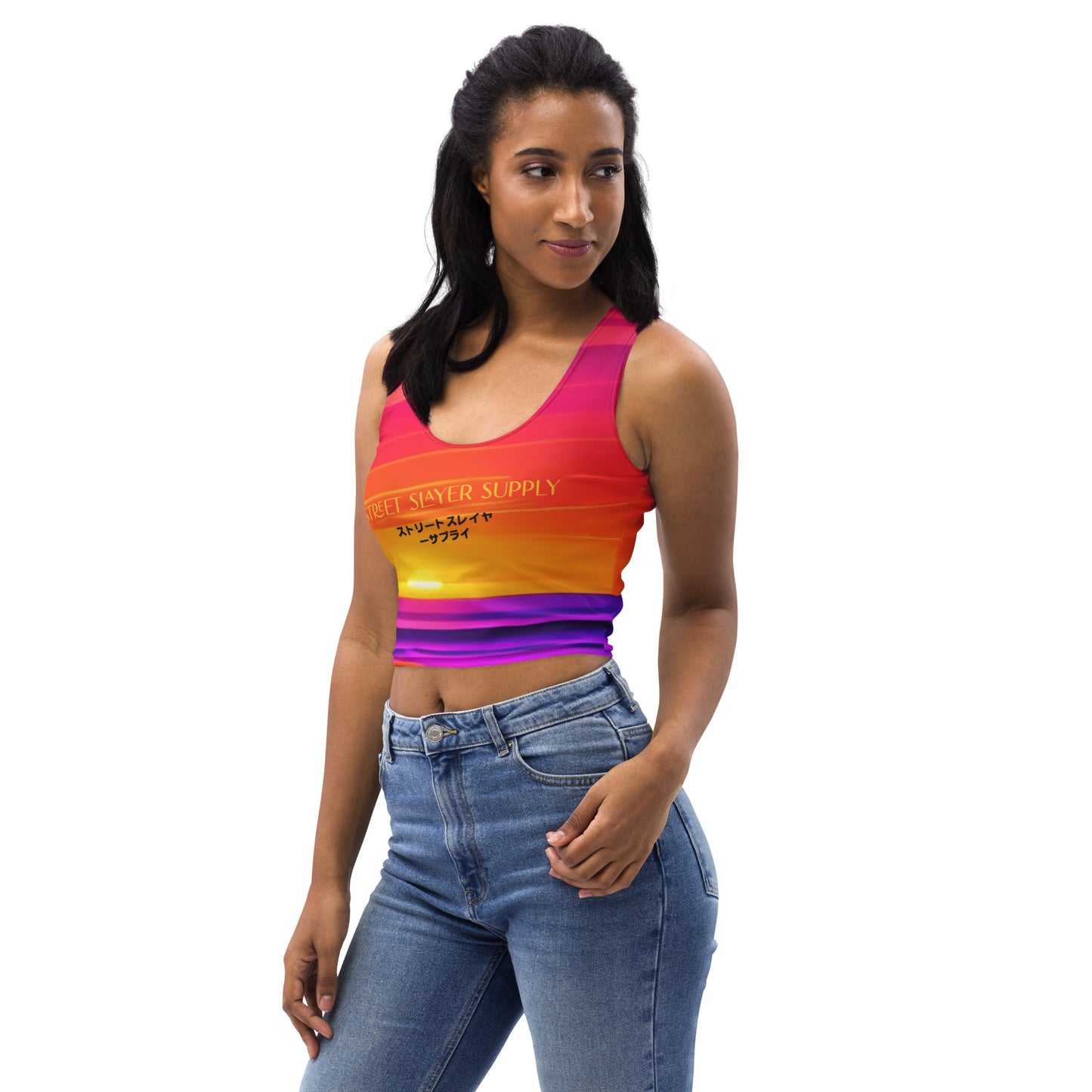 Kanji Sunrise Crop Top