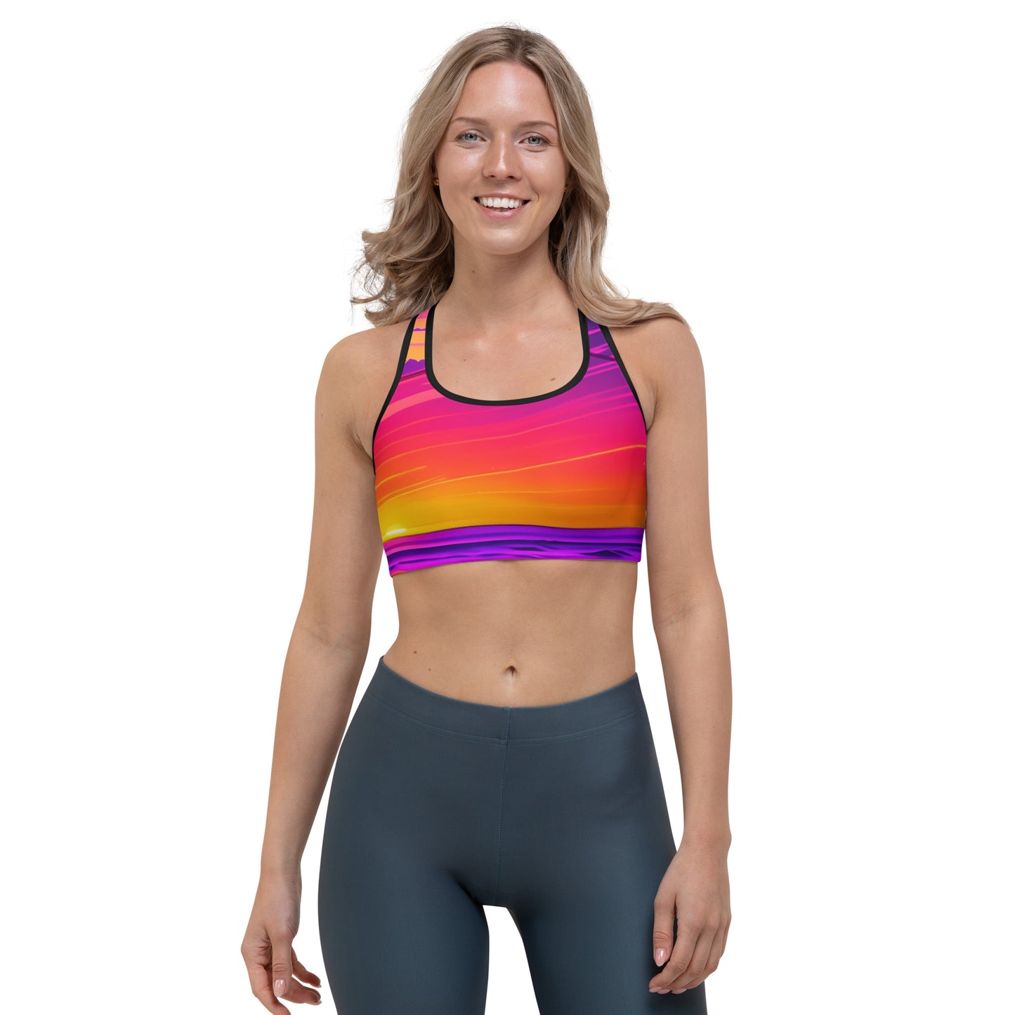 Kanji Sunrise Sports Bra